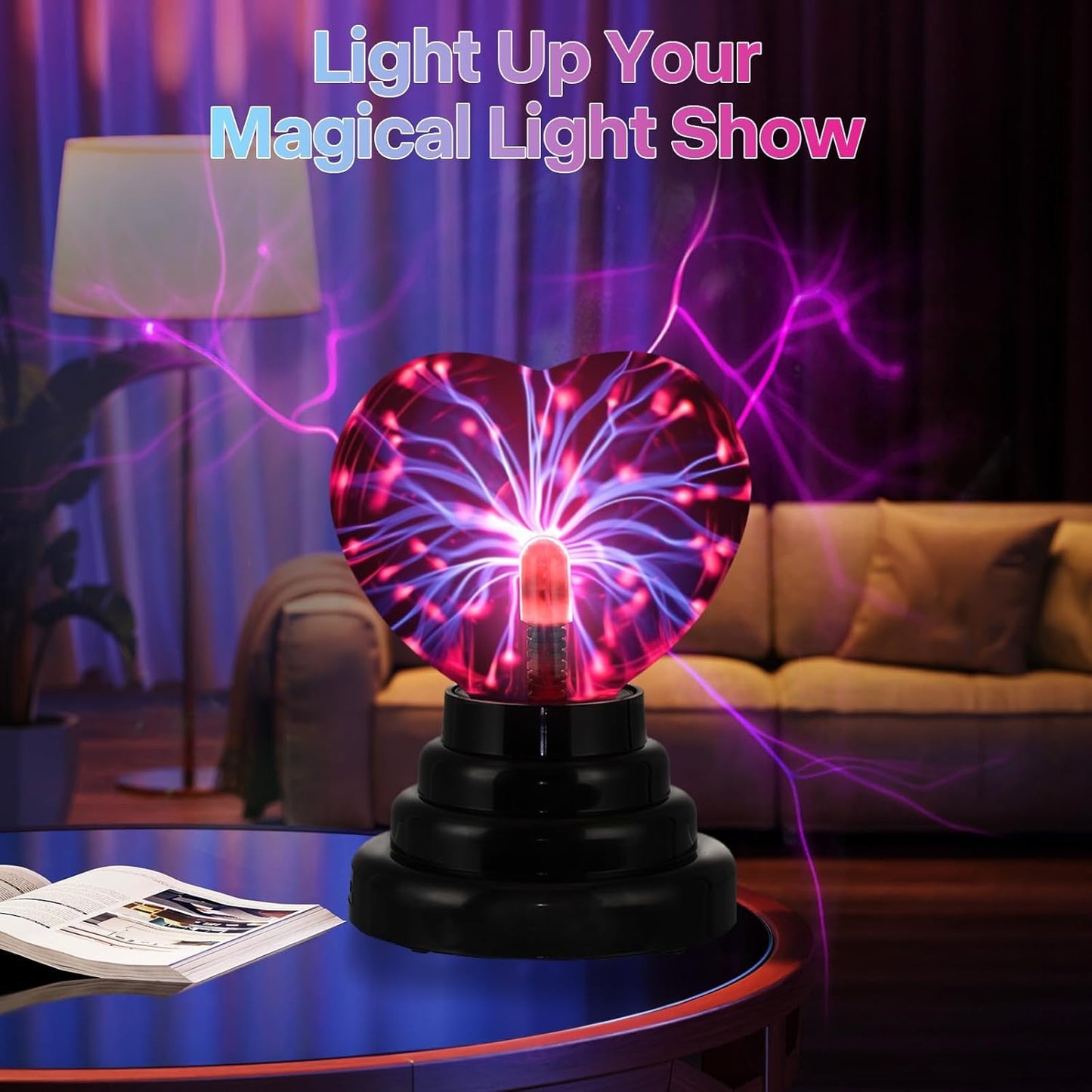 Electric Lamp Magic Heart Glow Ball