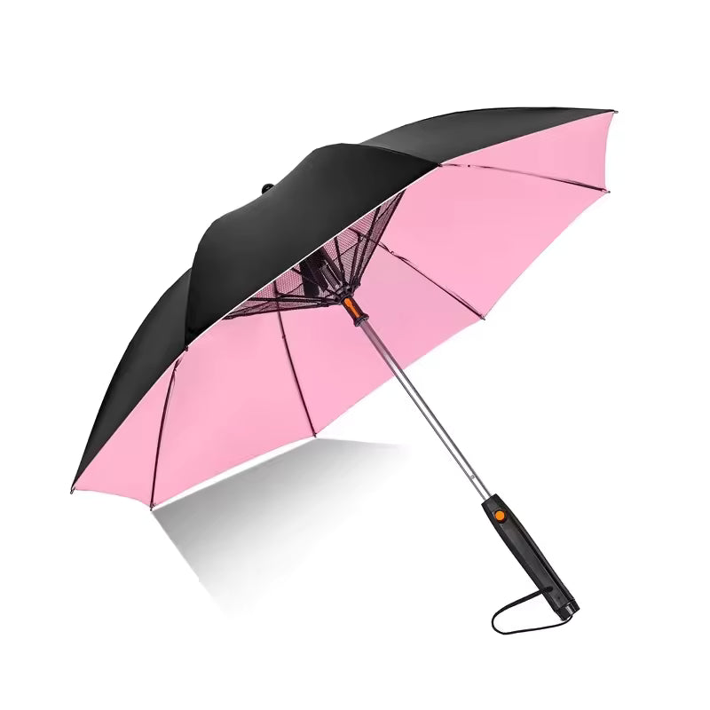3 in 1 Sun Umbrella with Fan Misting