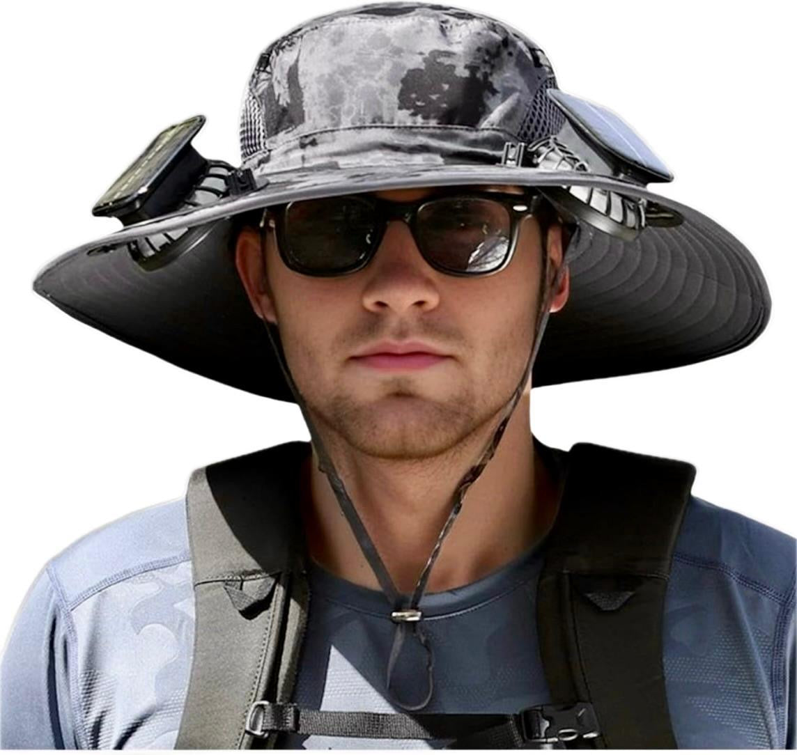 Outdoor Wide Brim Sun Hat With Solar Fan®