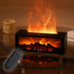 Fireplace simulation flame humidifier