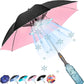 3 in 1 Sun Umbrella with Fan Misting