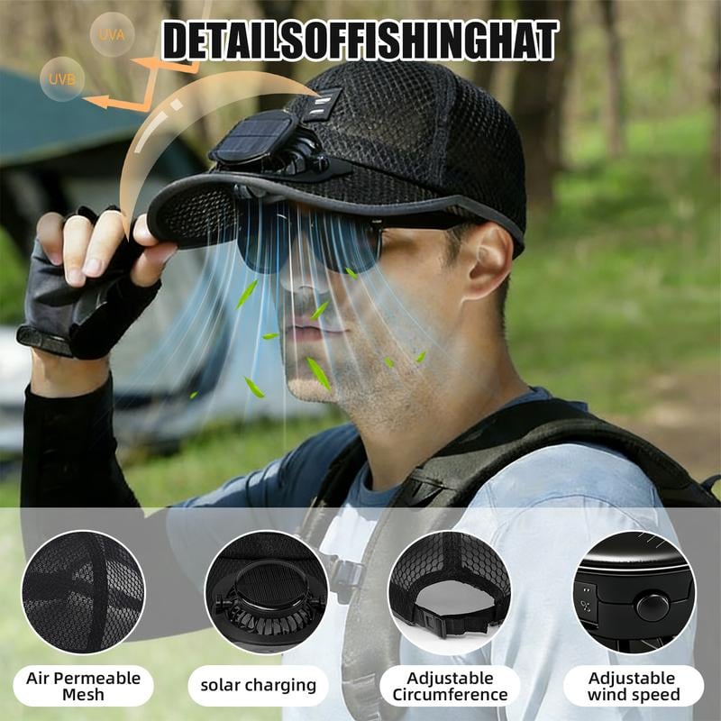 🌞Solar Rechargeable Peaked Cap🧢