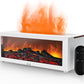 Fireplace simulation flame humidifier