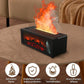 Fireplace simulation flame humidifier
