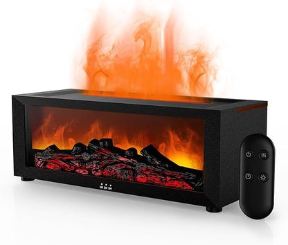 Fireplace simulation flame humidifier