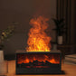 Fireplace simulation flame humidifier