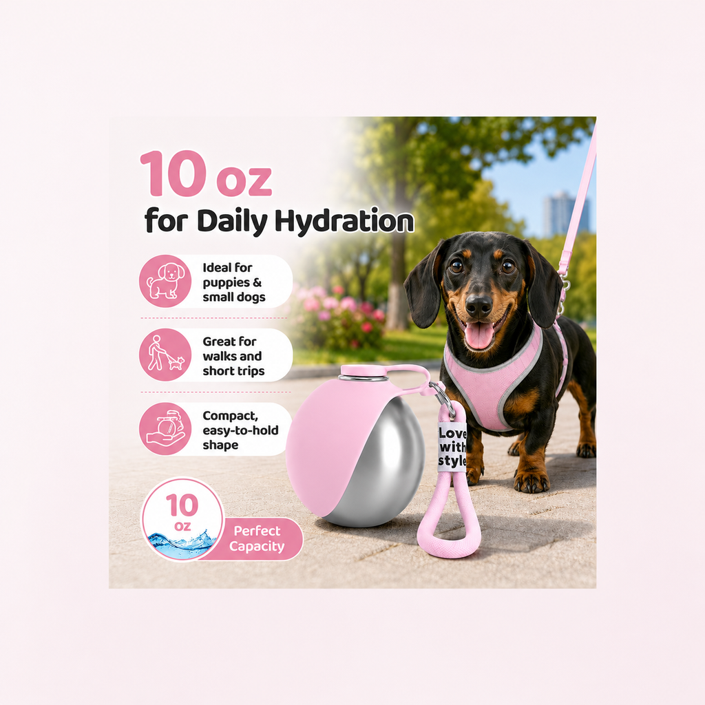 Nistoria™ Adventure Dog Bottle — 2-in-1 Bottle & Bowl