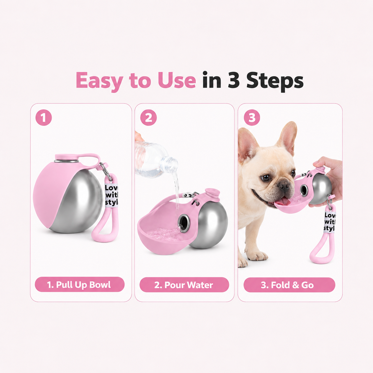 Nistoria™ Adventure Dog Bottle — 2-in-1 Bottle & Bowl