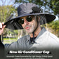 Outdoor Wide Brim Sun Hat With Solar Fan®