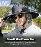 Outdoor Wide Brim Sun Hat With Solar Fan®