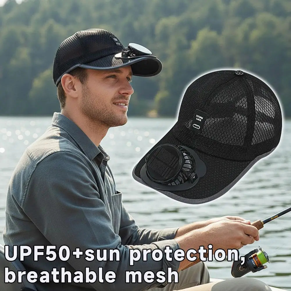 🌞Solar Rechargeable Peaked Cap🧢