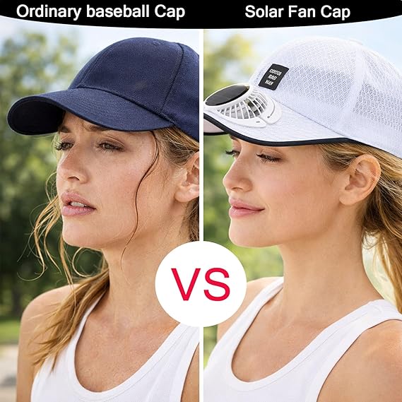 🌞Solar Rechargeable Peaked Cap🧢
